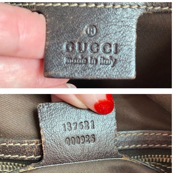 GUCCI Authentic Canvas Pelham Tote Bag Braided Leather Straps Horsebit Accents** - Picture 9 of 15